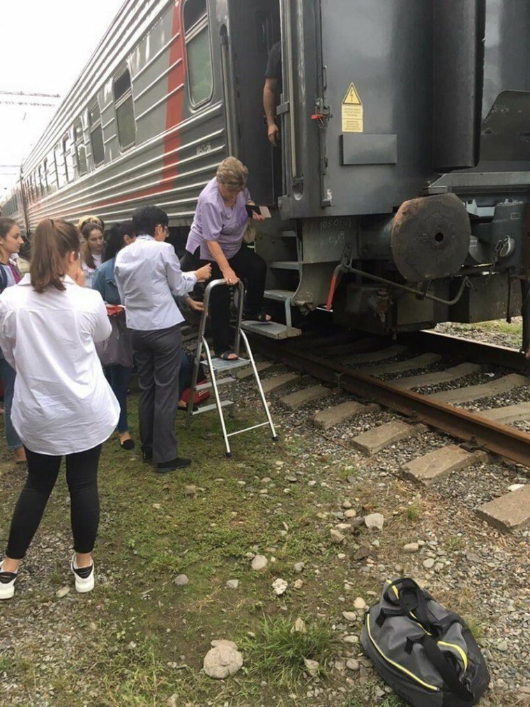 Смешные поезда в России