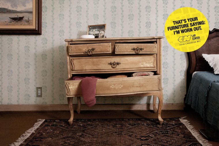 Креативная реклама мебели