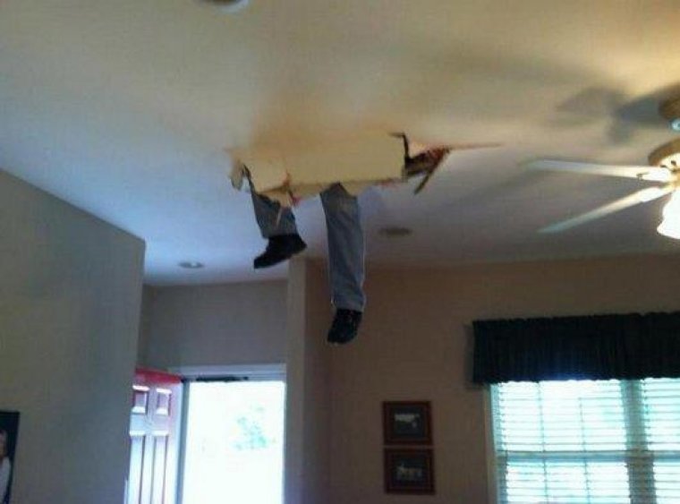 Прикольный потолок