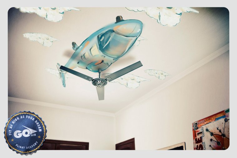 Креативная реклама натяжных потолков