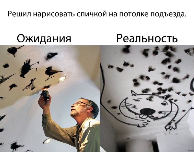 Прикольный потолок