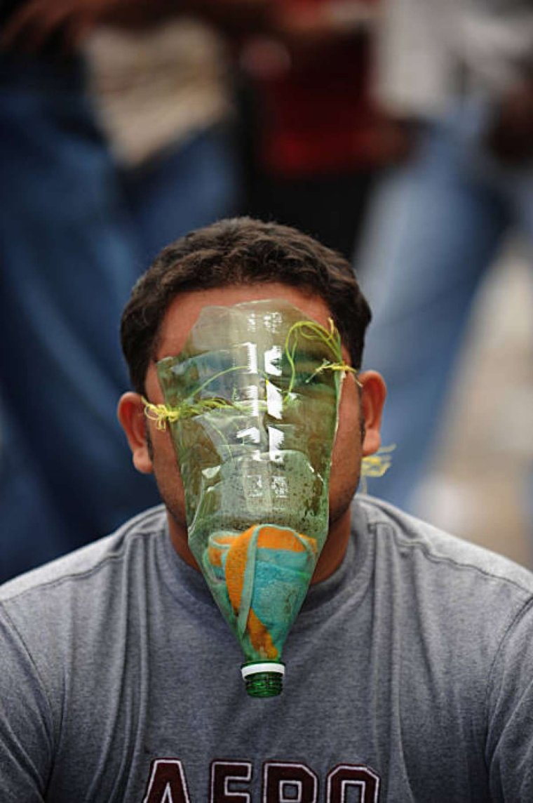 Демотиватор про защитную маску