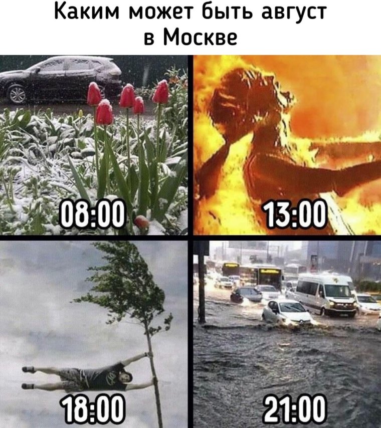 Приколы про погоду летом