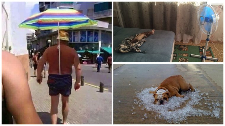 Очень жарко прикол