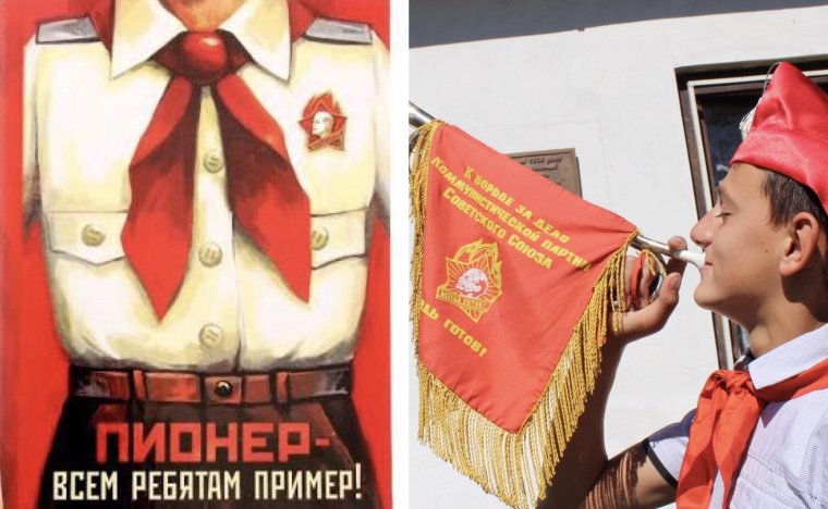 Советские плакаты пионеры