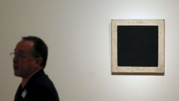 Черный квадрат Малевича на выставке 2013