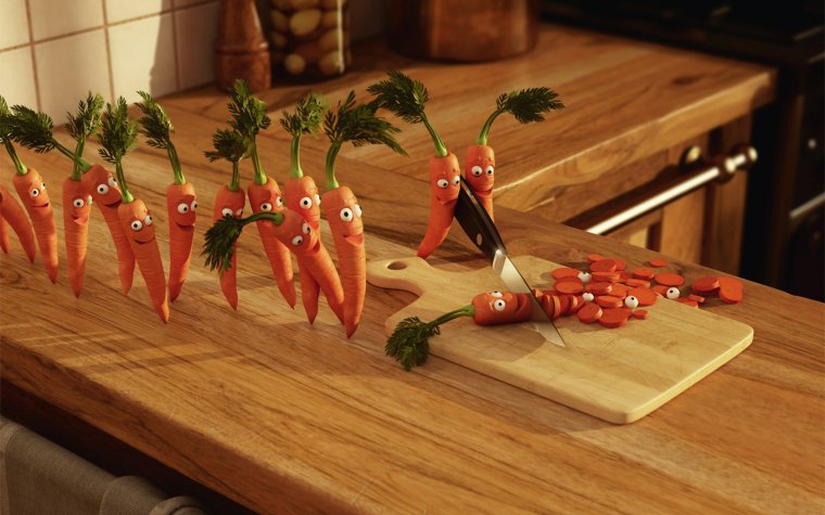 Морковка креативная