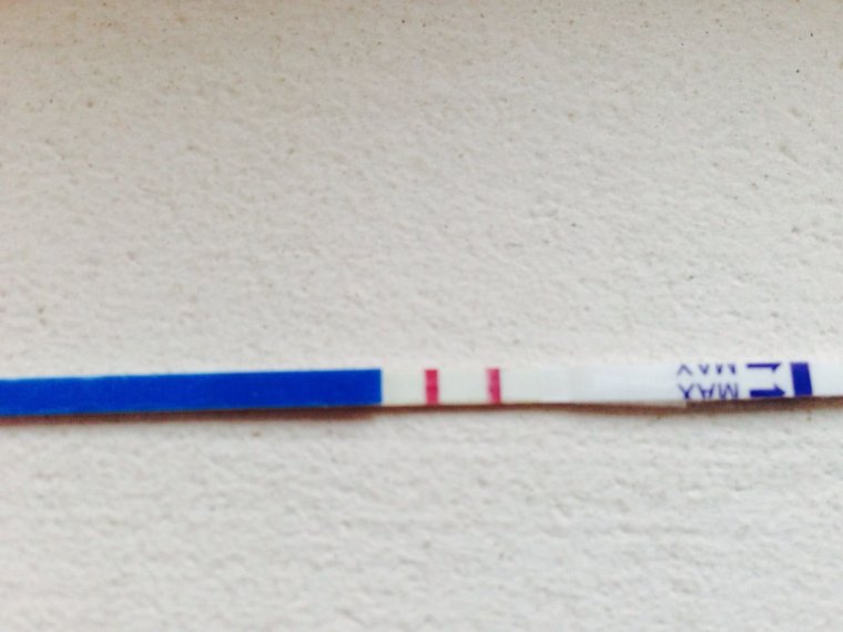 Положительный тест 2 полоски