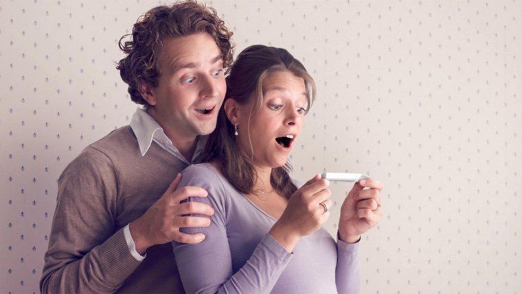 Ничего особенного просто реклама теста на беременность в Эстонии