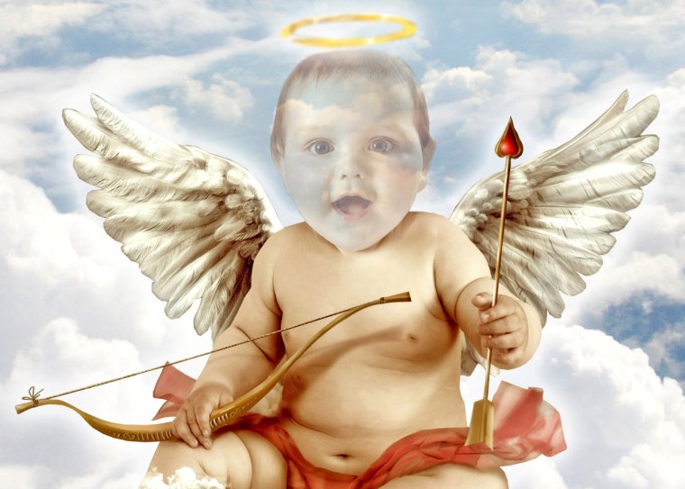 Прикольный Ангелочек