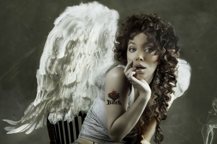 Прикольный ангел