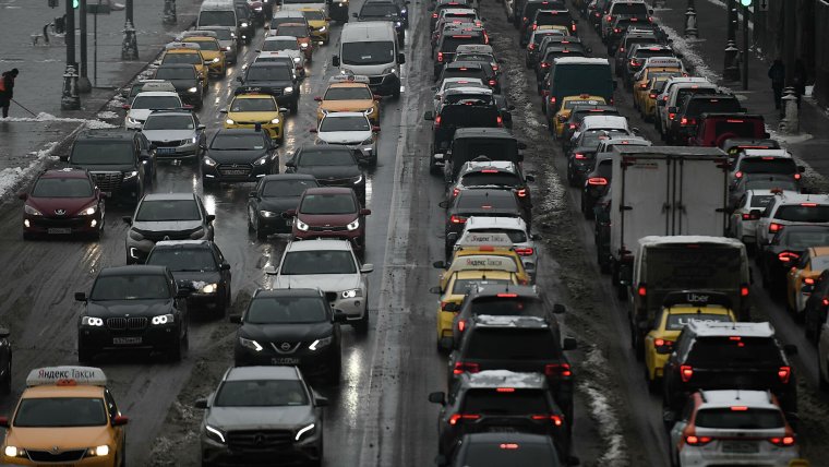Москва дороги пробки