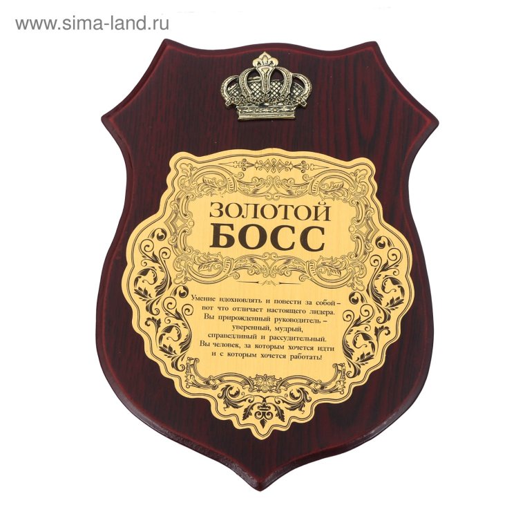 Диплом лучшему боссу