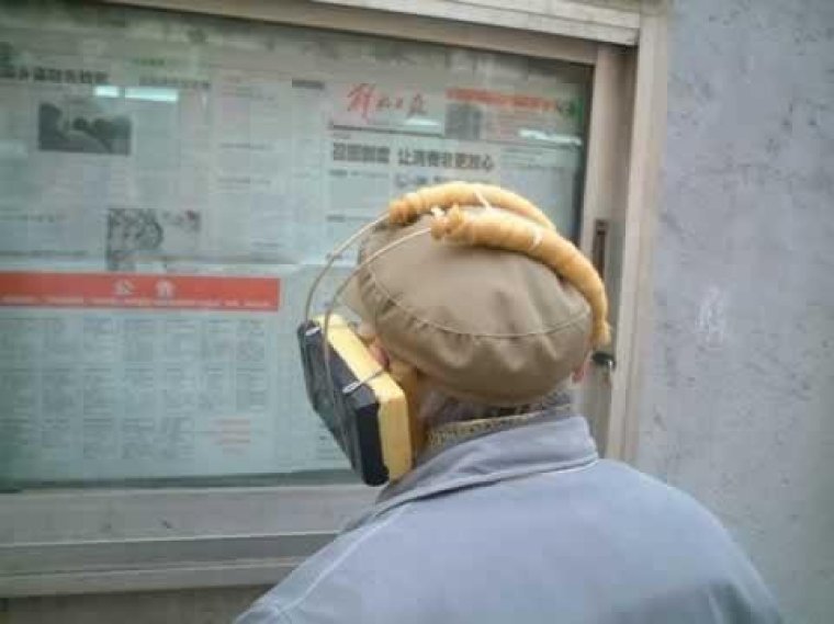 Дебильные наушники прикол