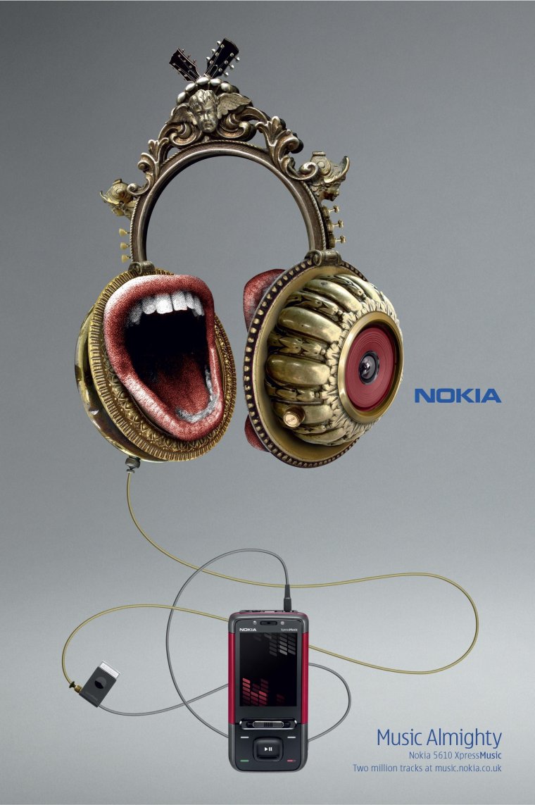 Креативные наушники для телефона