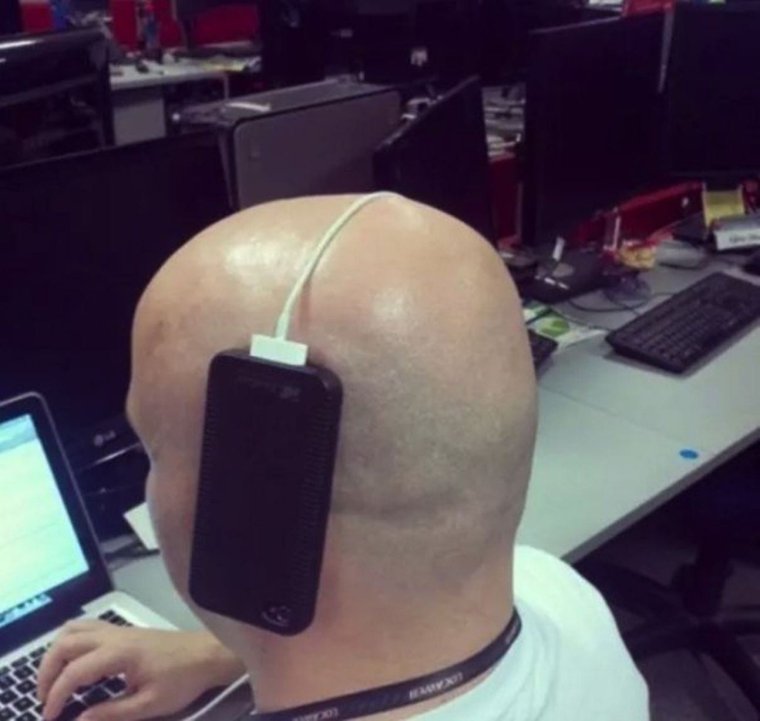 Смешные наушники