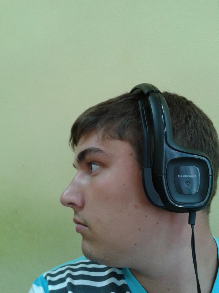 Колонки на ушах