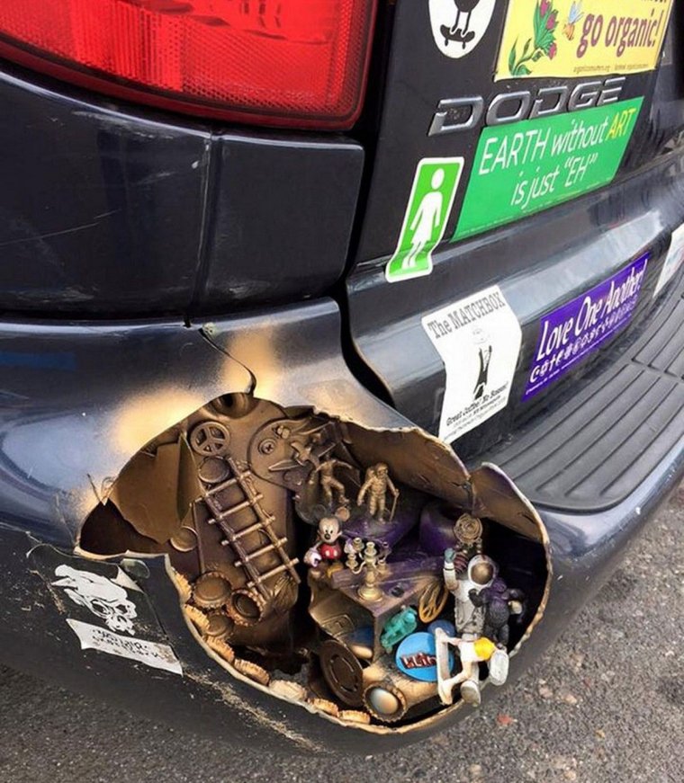 Необычные прикольные бампера