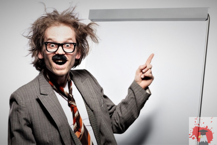 Смешной в очках