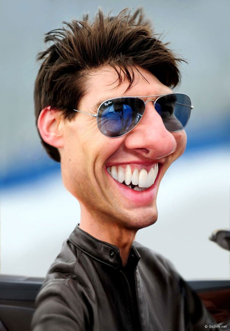 Человек в очках с толстыми линзами