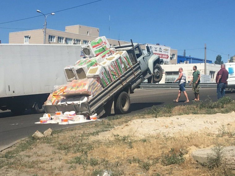 Перегруженная Газель