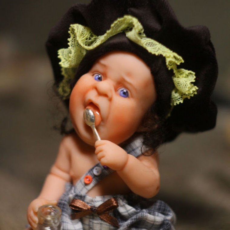 Куклы из полимерной глины Елены Кириленко