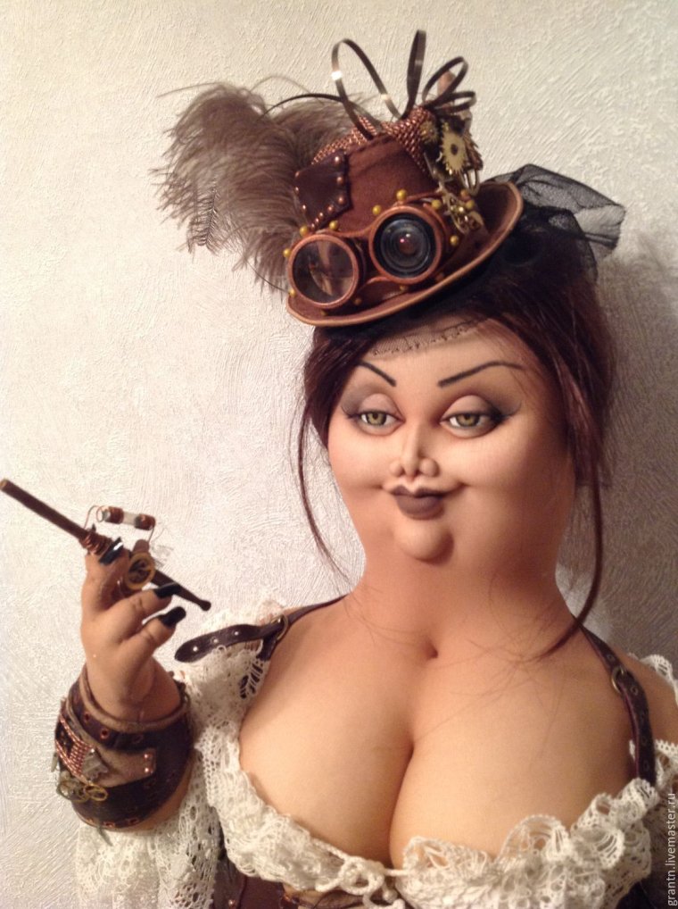 Прикольная дама