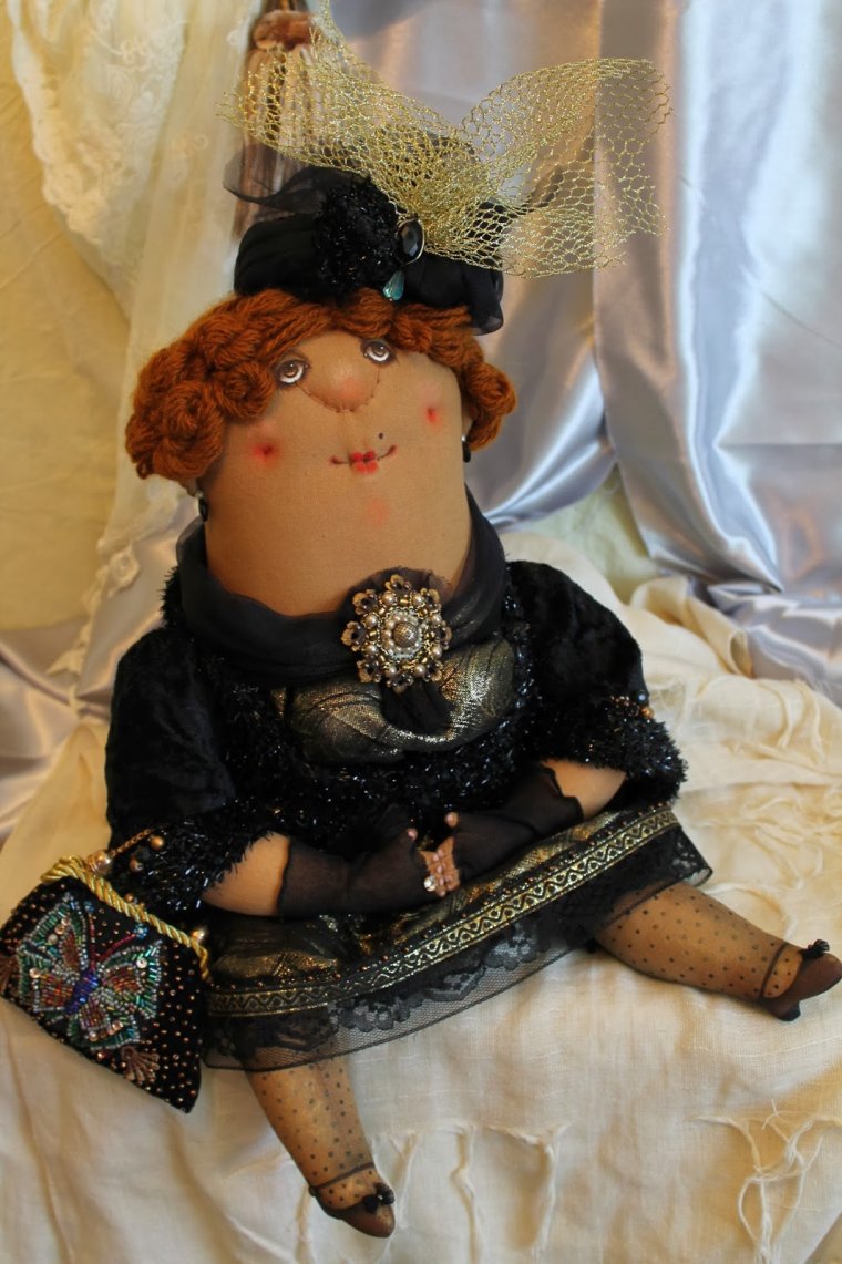 Прикольные текстильные куклы