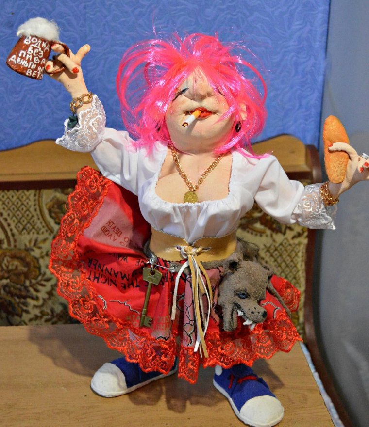 Необычные смешные куклы мастер класс необычная Селянка