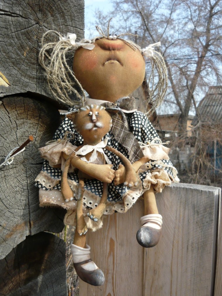 Прически для текстильных кукол