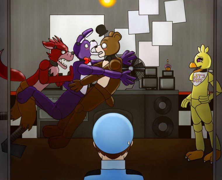 Бонни и охранник