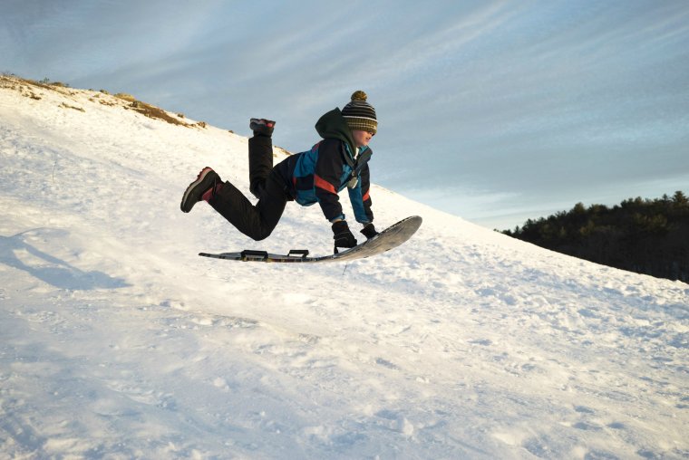 Сноубордист прикольный