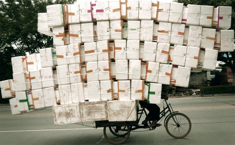 Смешной курьер