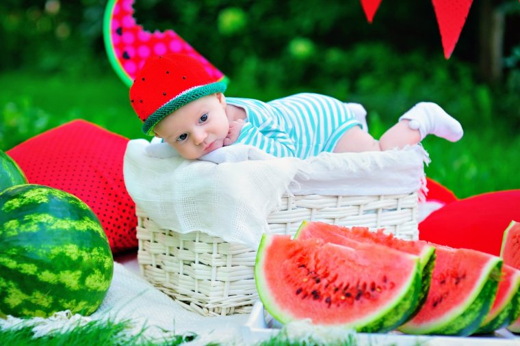 Фотосессия с арбузом