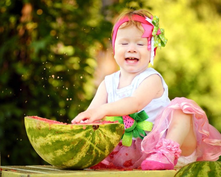 Фотосессия с арбузом