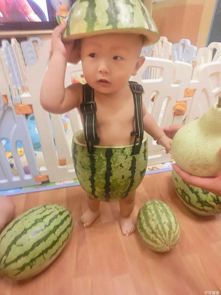 Каска из арбуза