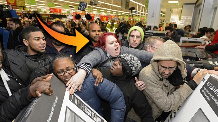 Черная пятница люди