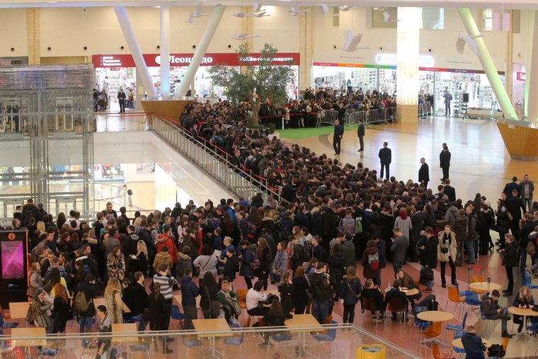 Очередь в парикмахерскую после карантина