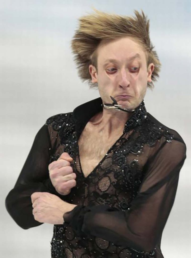 Смешные лица фигуристов