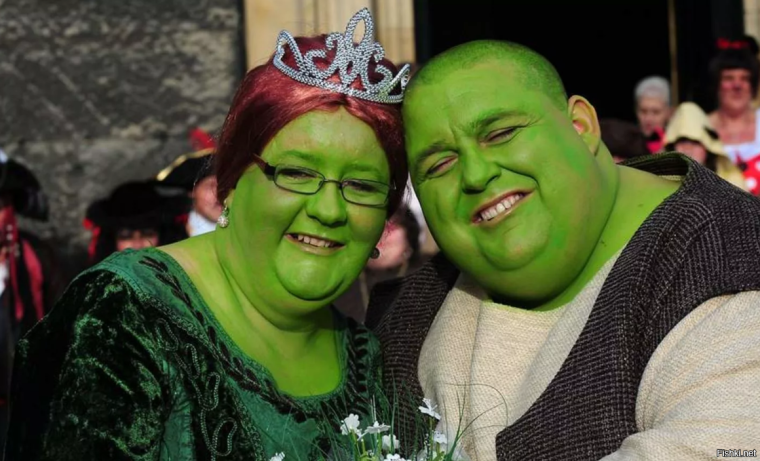 Шрек и Фиона медовый месяц