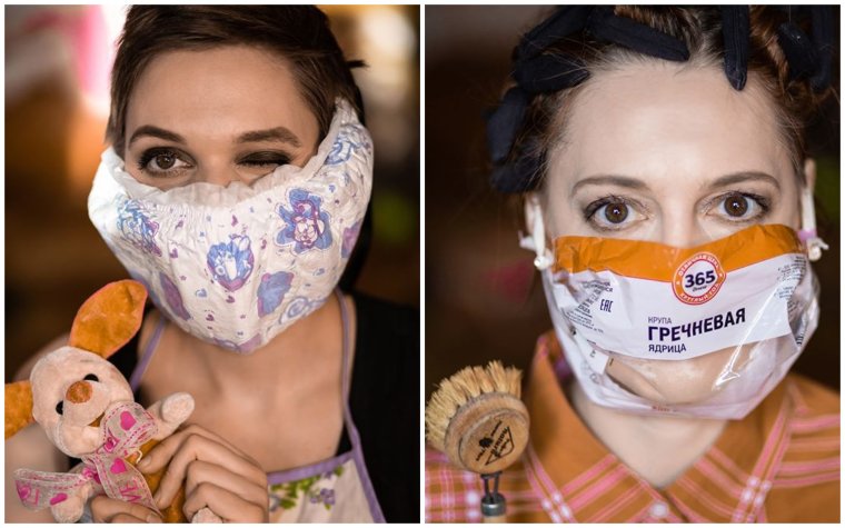 Прикольные маски от коронавируса