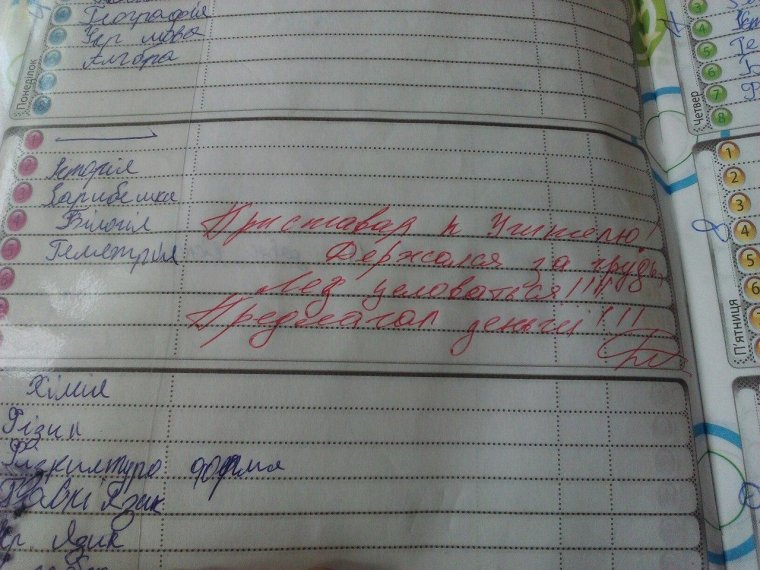 Смешные записи в дневниках и тетрадях школьников