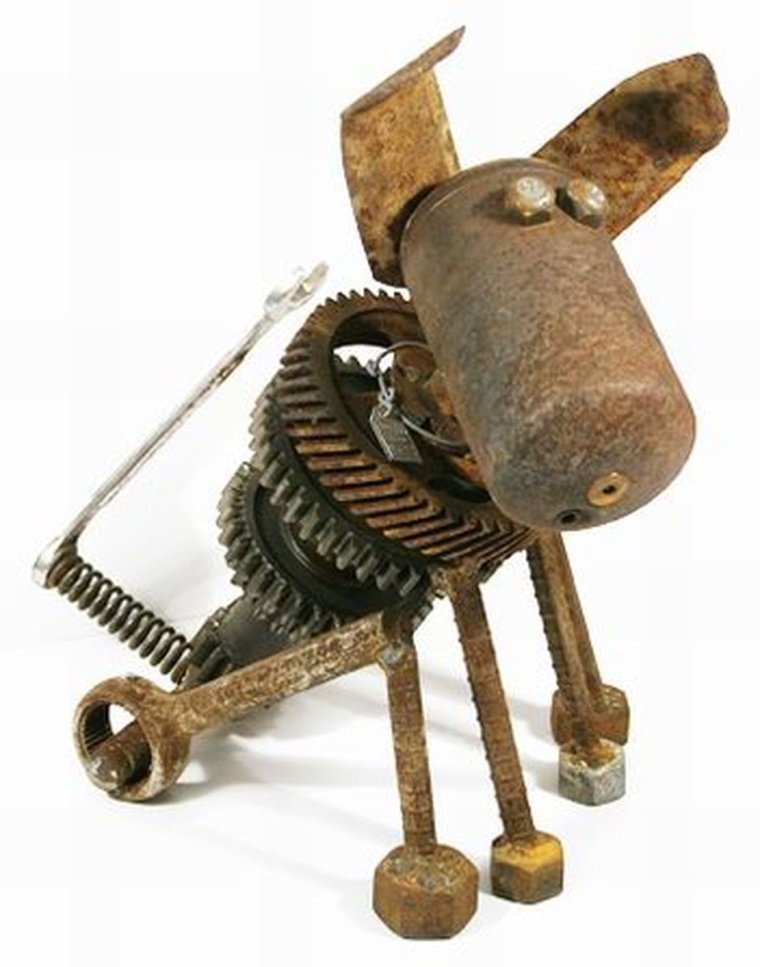 Игрушки из металлолома