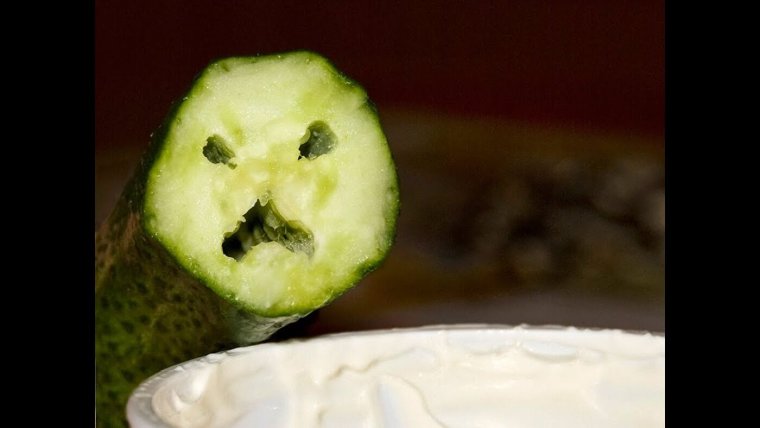 Страшный огурец