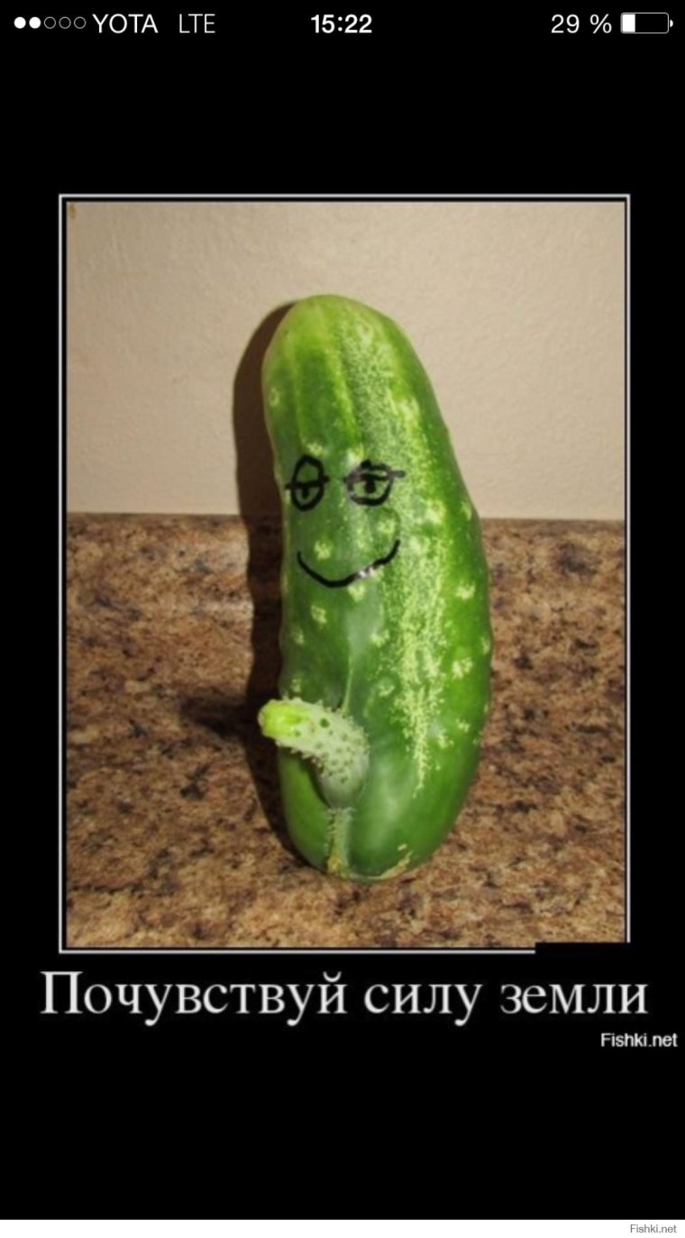 Огурчик прикольный