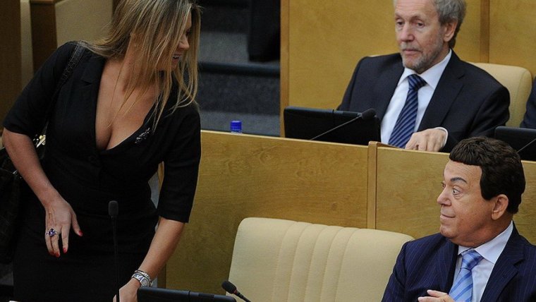 Алина Кабаева с Кобзоном