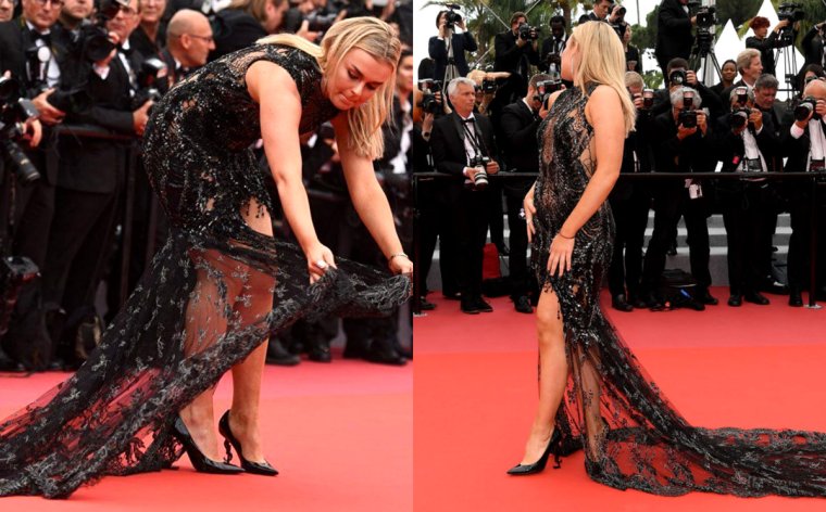 Курьёзы на показе мод