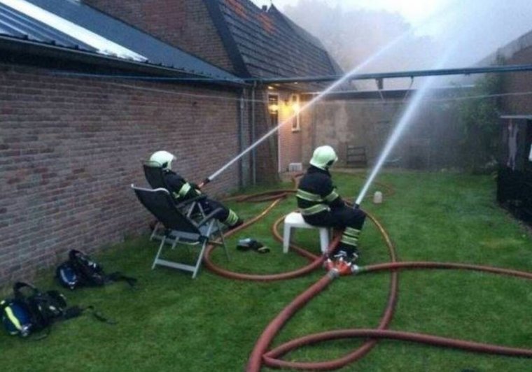 Пожарные приколы