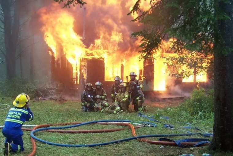 Смешной пожар