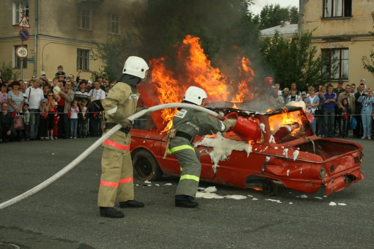 Спорт в пожарной части